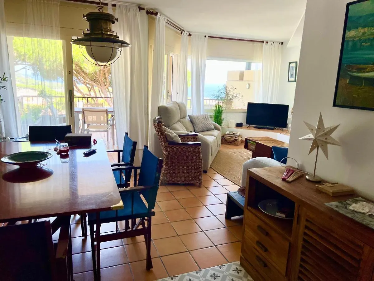 Vistas Mediterrani, Maravillosas Vistas En Amplio Apartamento Con Terraza, Y Piscina En Zona De Jardin Calella De Palafrugell Lejlighed