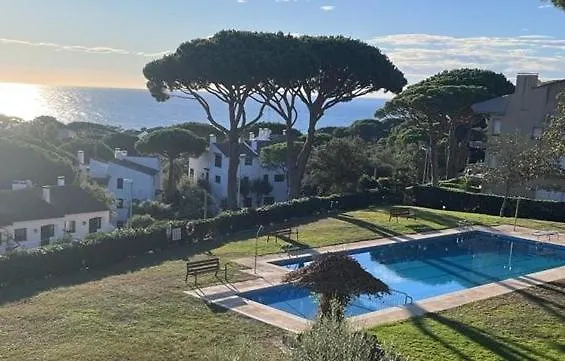 Lejlighed Vistas Mediterrani, Maravillosas Vistas En Amplio Apartamento Con Terraza, Y Piscina En Zona De Jardin Calella De Palafrugell Spanien